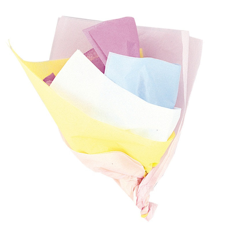 Assorted Pastel Tissue Sheets, Pack of 10