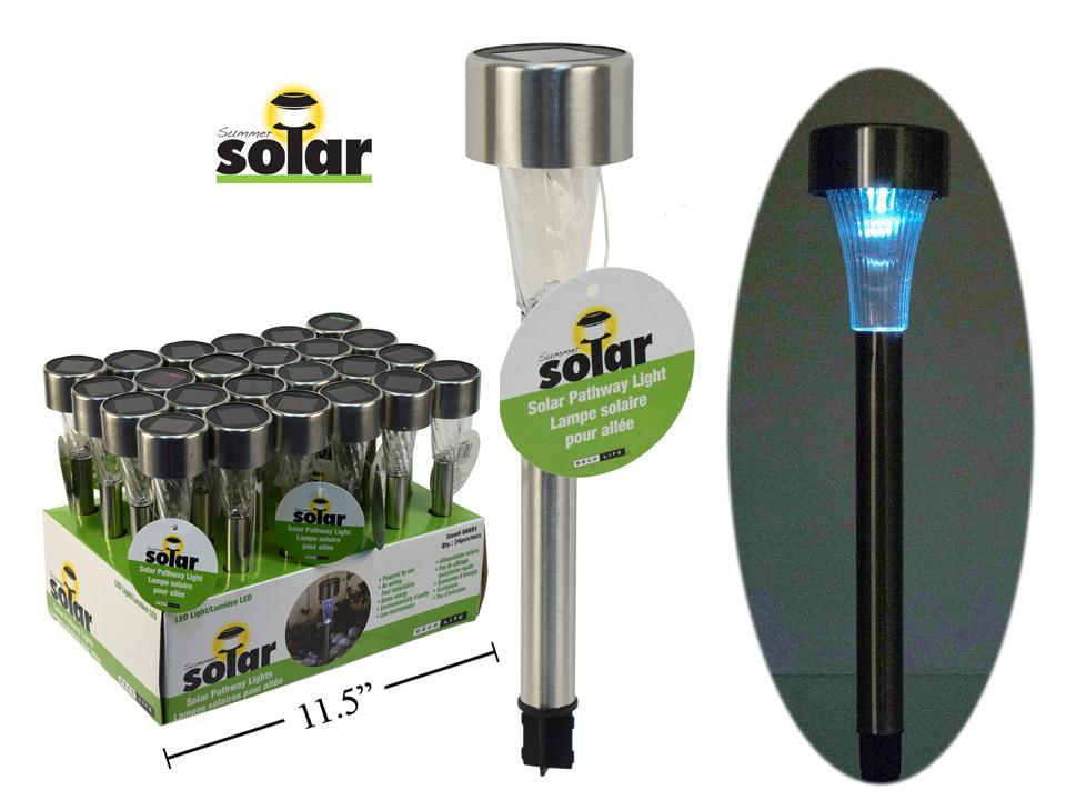 Solar 8.5" LED Light Stake