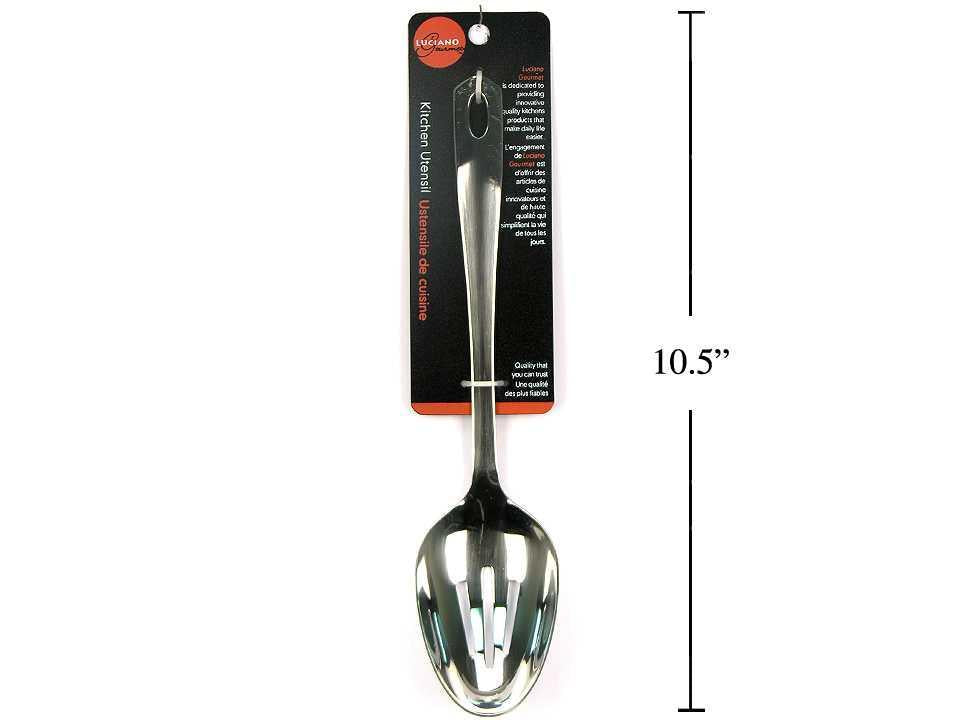 L.Gourmet 9.5" Stainless Steel Slotted Spoon