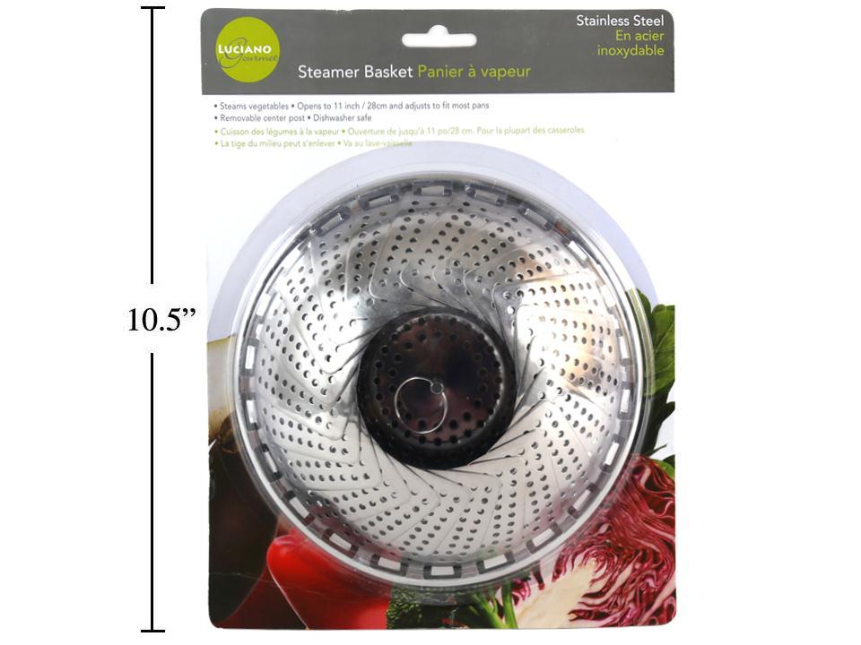 L.Gourmet 12" Stainless Steel Steamer Basket