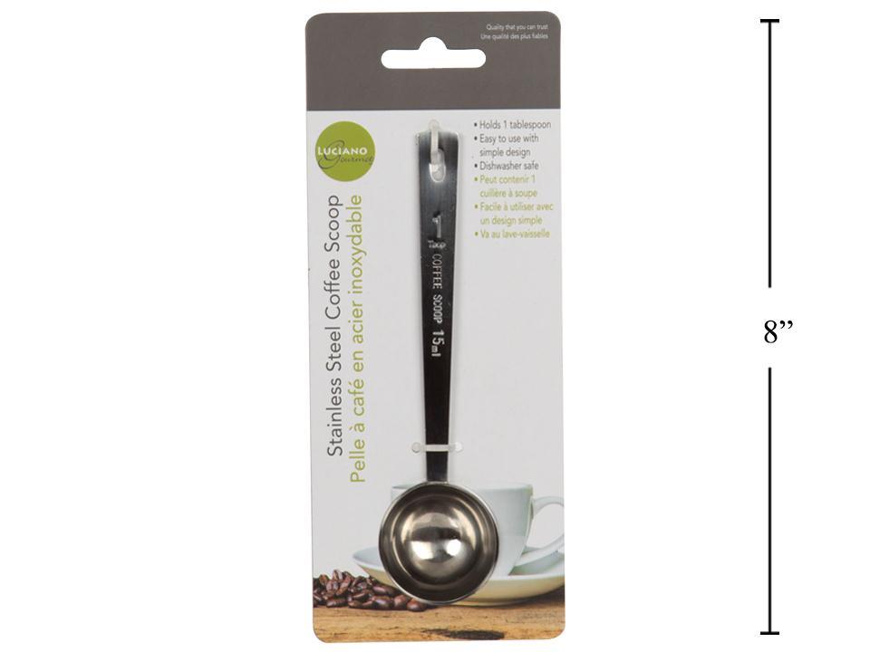 L.Gourmet Stainless Steel Coffee Measuring Scoop, 1Tbsp/15ml