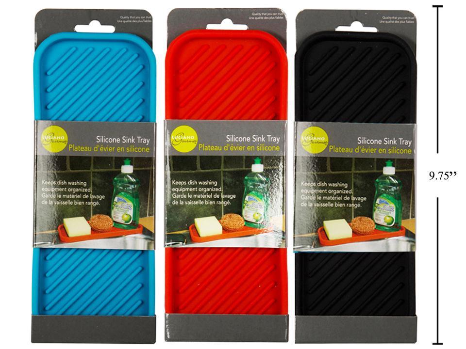 L.Gourmet Silicone Sink Tray, 9" x 3.5"