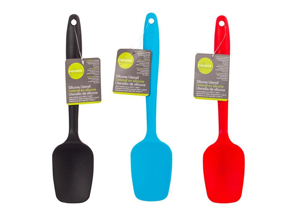L.Gourmet's 11"L Silicone Spoon Spatula