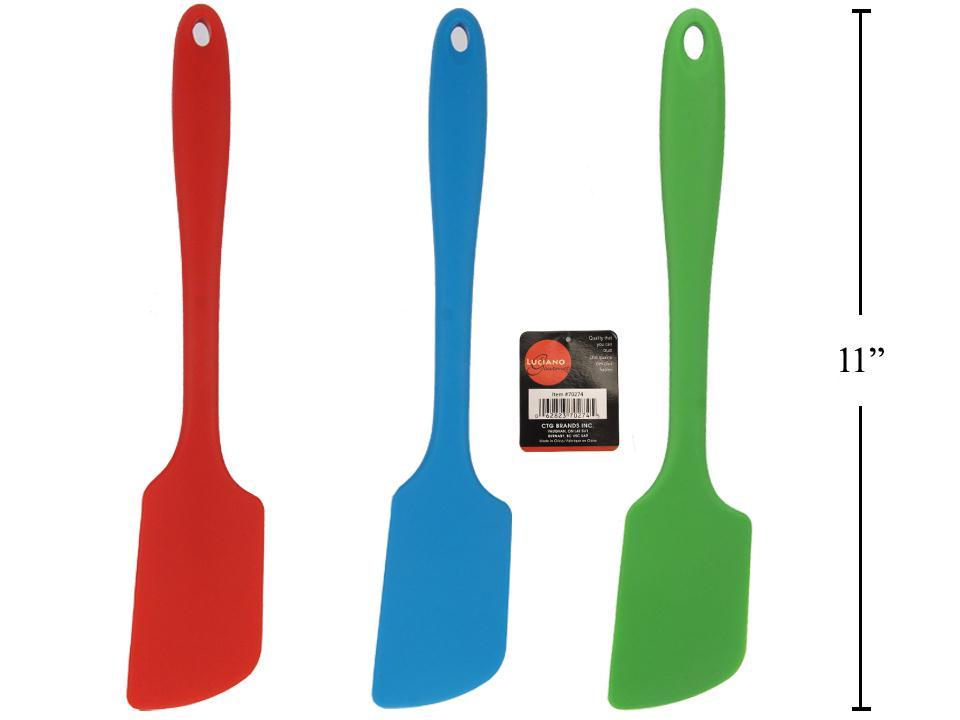 L.Gourmet's 11"L Angled Silicone Spatula
