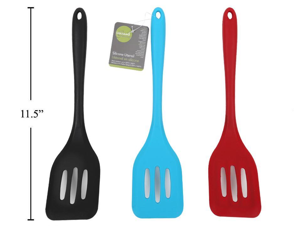L.Gourmet's 11.5"L Silicone Slotted Turner