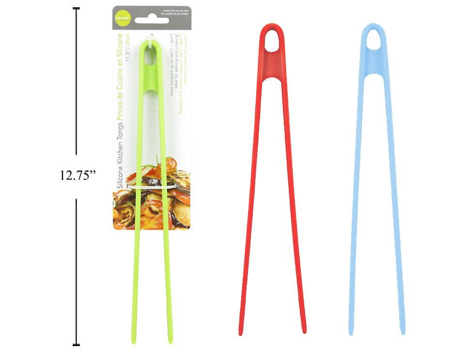 L.Gourmet 11" Silicone Tongs