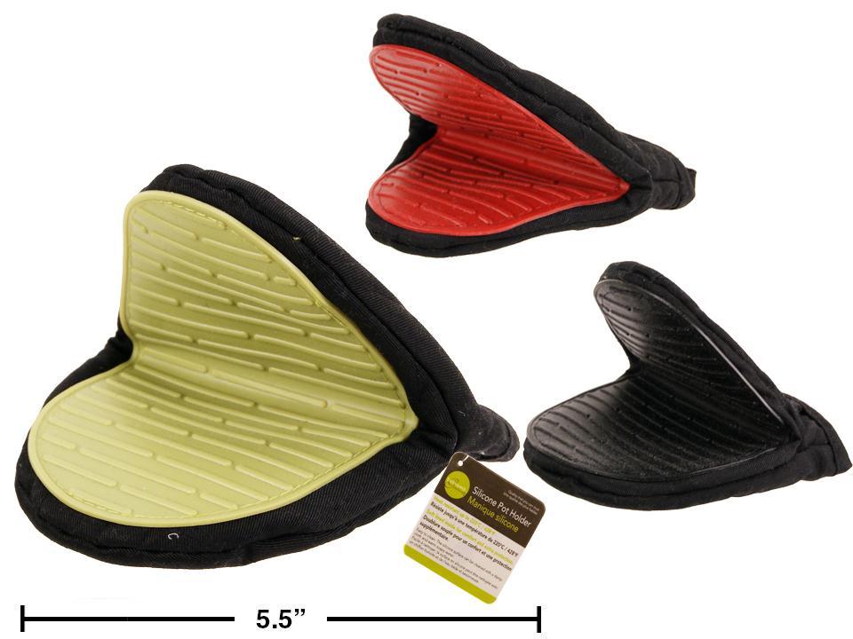 L.Gourmet Silicone Pot Holder, 6"x6"