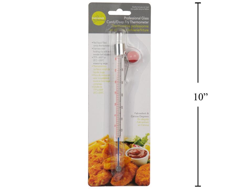 L.Gourmet Red Liquid Candy Thermos with Wooden Ball