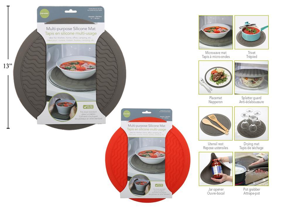 L.Gourmet 12" Diameter Multi-Purpose Silicone Mat