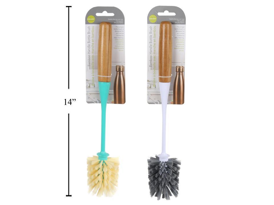 PURE 12.75" Bottle Brush with Bamboo Handle