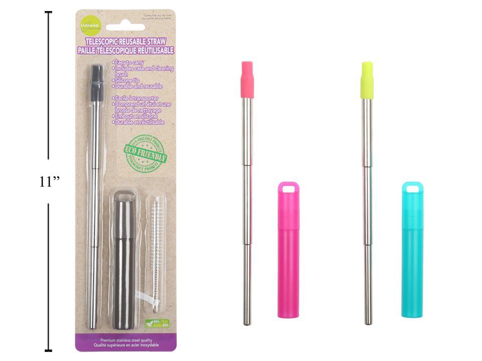 L. Gourmet Reusable Pocket Straw