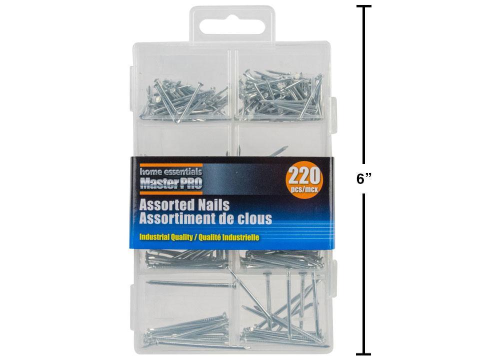 H.E. Master Pro 220-Piece Assorted Nails
