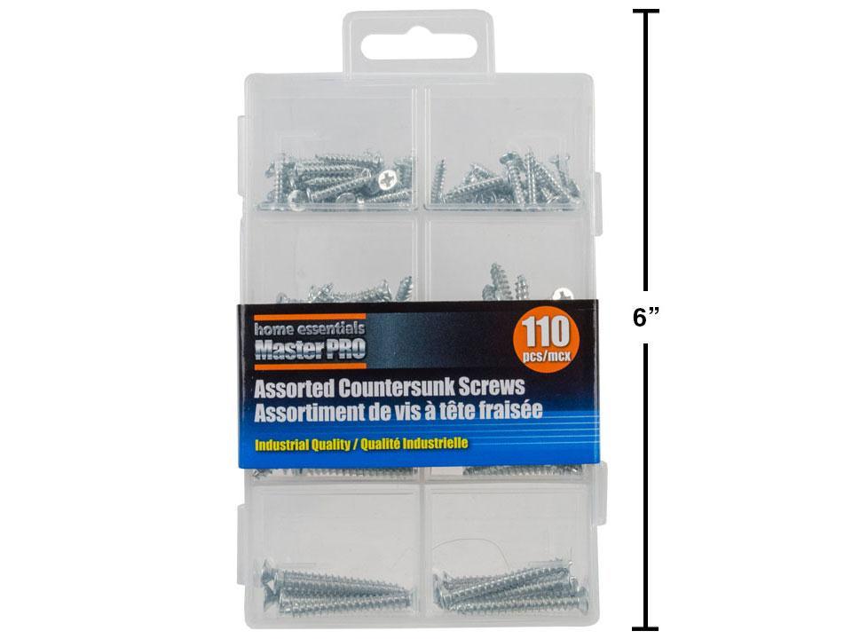 H.E. Master Pro's 110-Piece Assorted Countersunk Screws