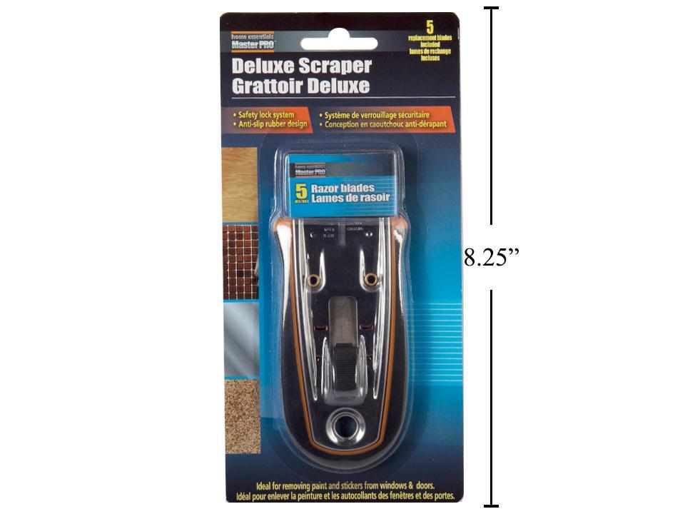 H.E. Master Pro Deluxe Scraper with 5-Piece Blade