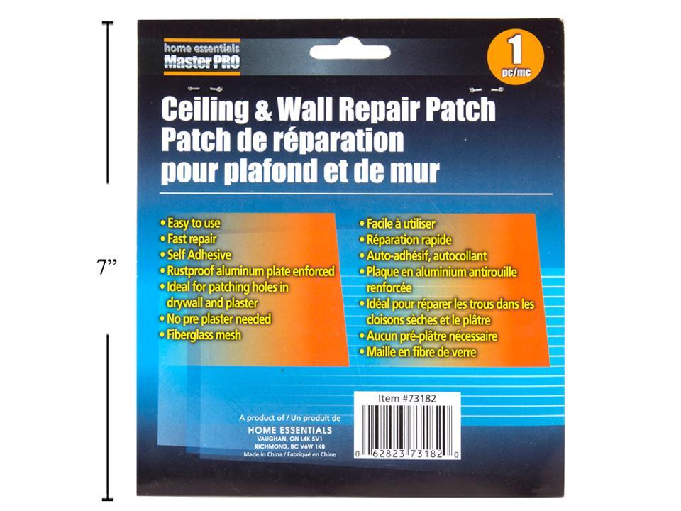 H.E. Master Pro Dry Wall Patch, 4"x 4"