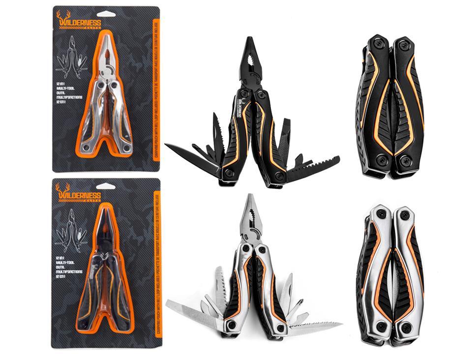 Wilderness Elite 12-in-1 S/S Multi Tool w/Nylon Pouch