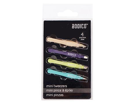 Bodico 4-Piece Mini Tweezer Set