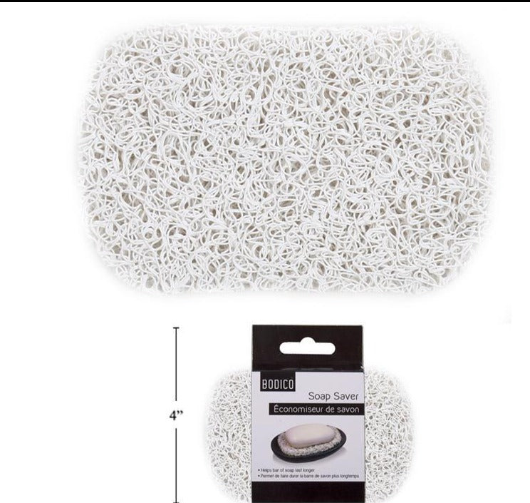 Bodico Soap Saver in Creme, 15g, Dimensions 4.5x3x0.5"