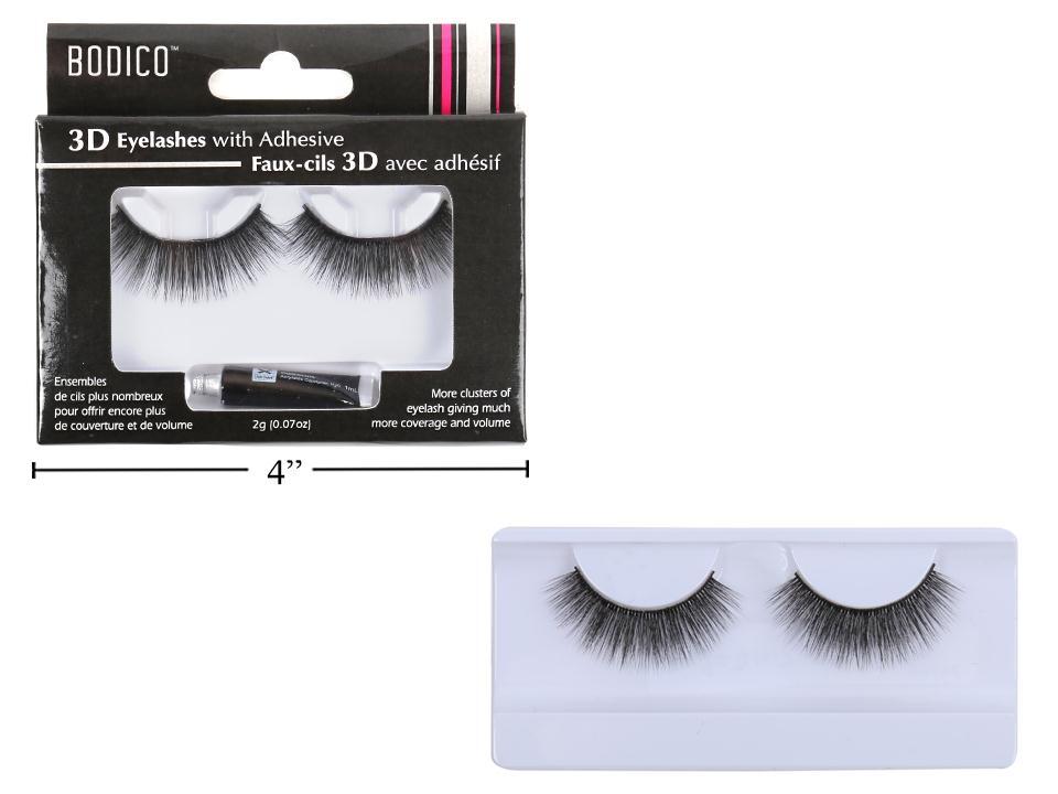 Bodico's 3D Butterfly Eyelashes with Included Adhesive