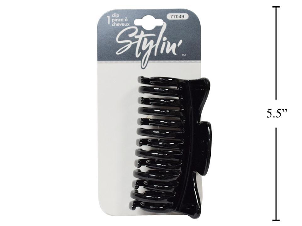 Stylish Large Black Claw Clip