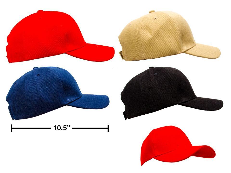 Adult Baseball Cap, 100% Polyester
