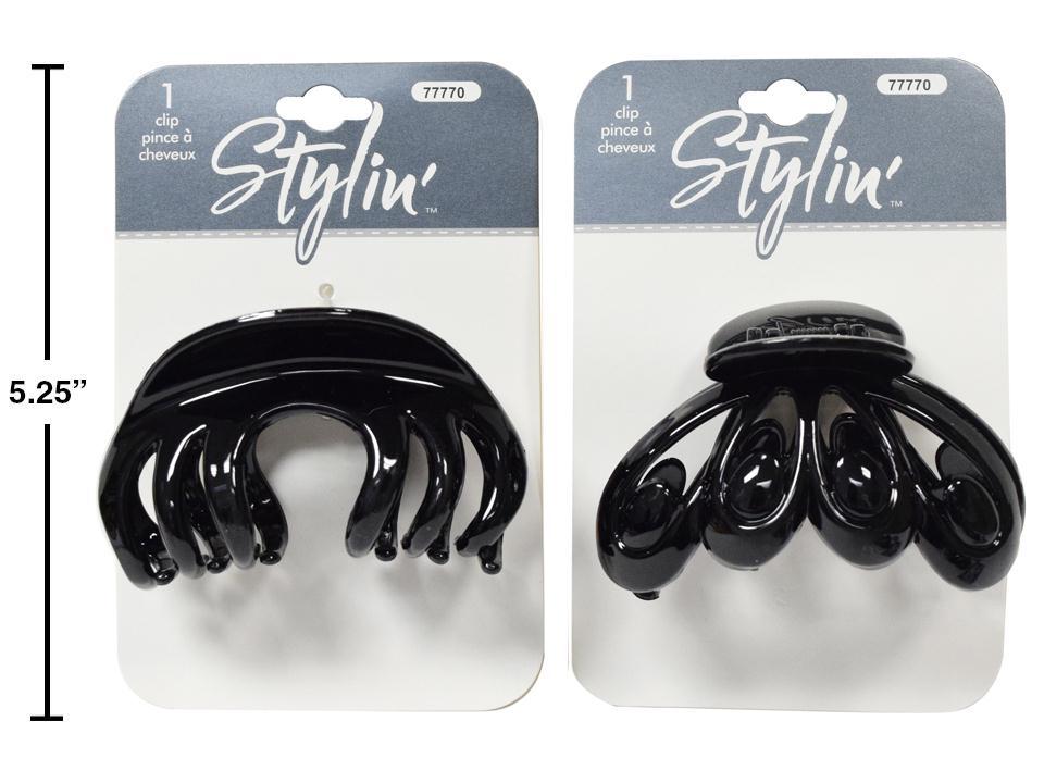 Stylish Black Claw Clips