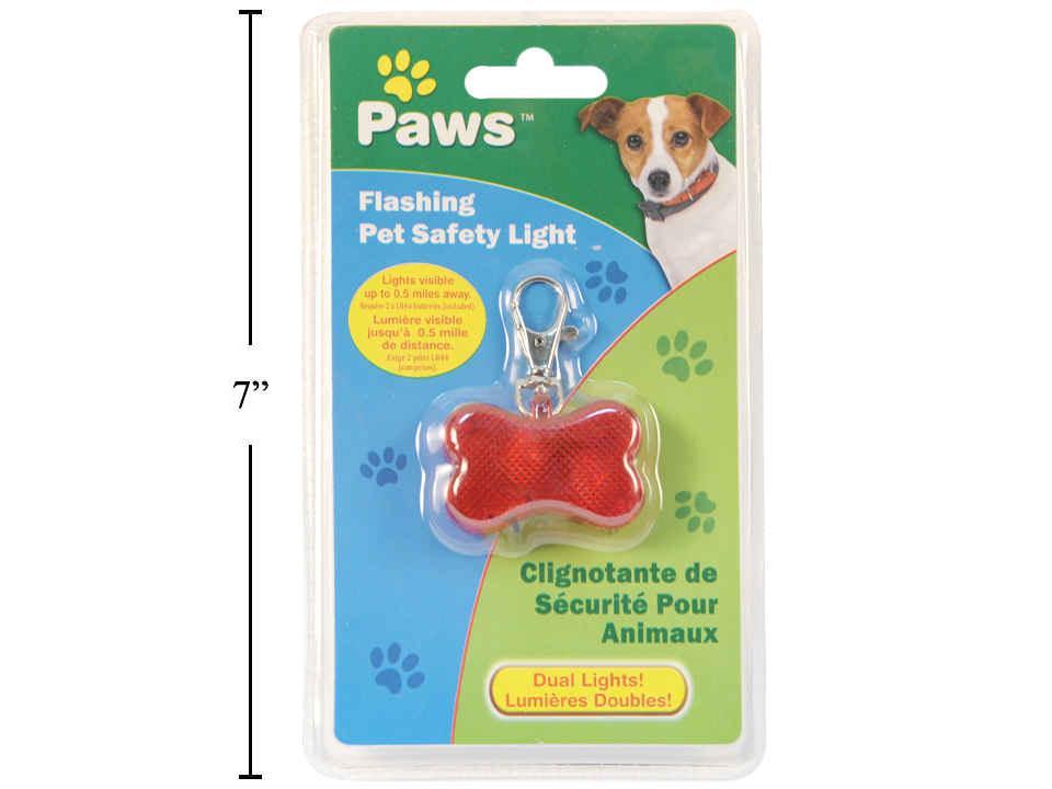 PAWS Flashing Pet Safety Light
