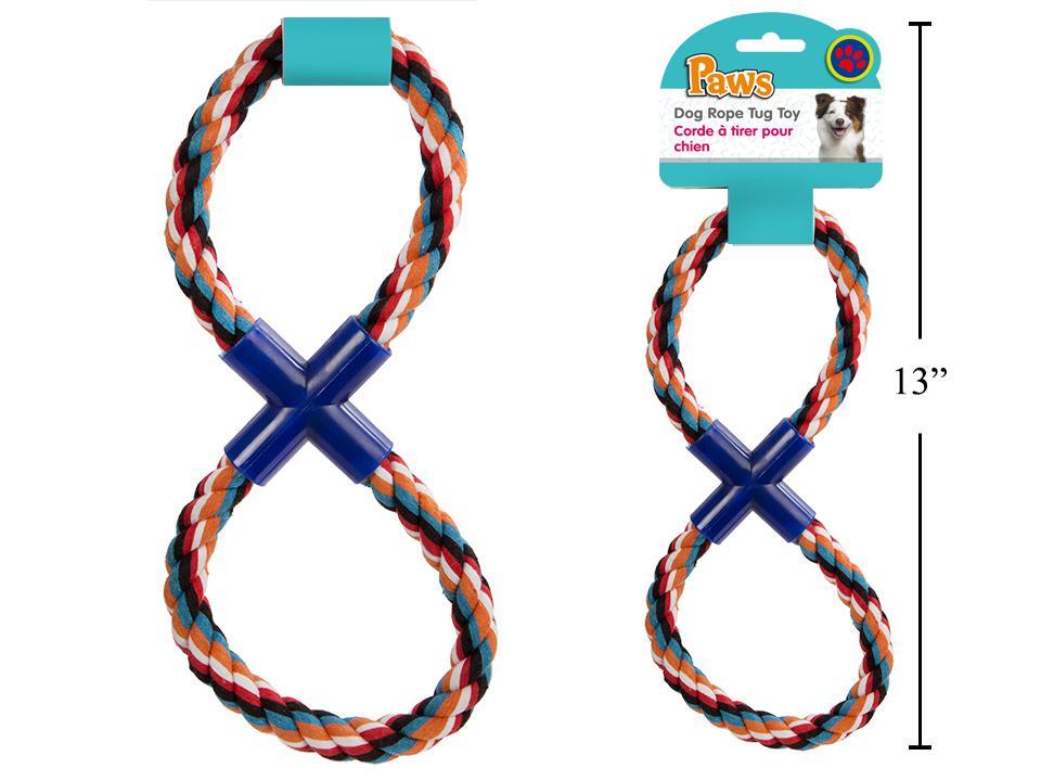 PAWS 11"x4.5" Rope Tug Toys