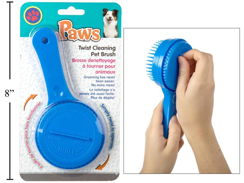 PAWS Twist Cleaning Pet Brush