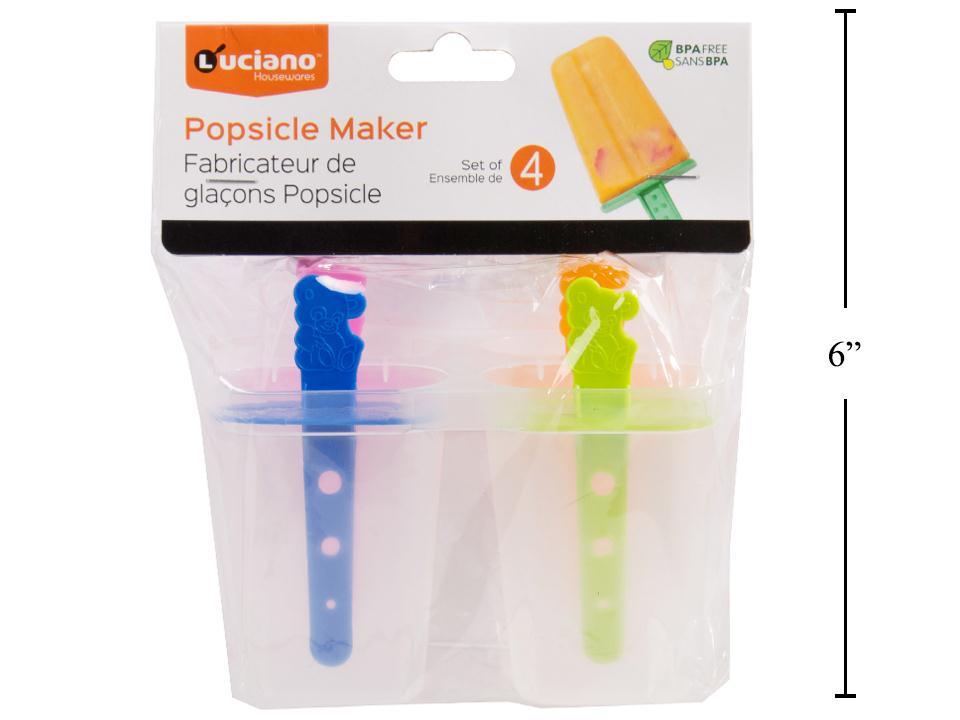 Luciano 4-Piece Popsicle Maker