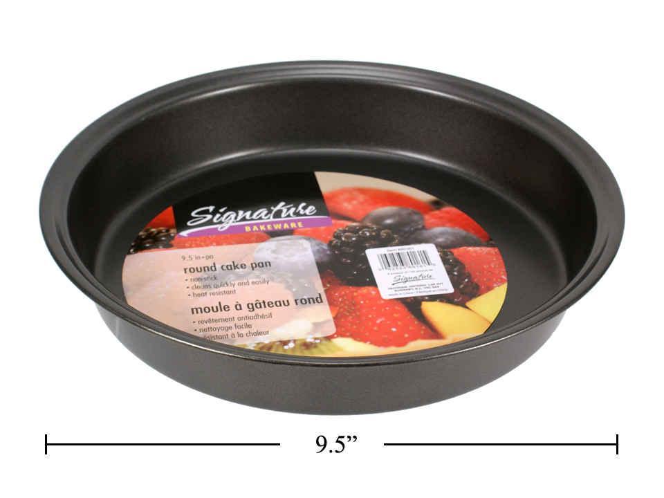 SiG.Kit Non-stick 9.5" Round Cake Pan, Dimensions 9.5x1.5"