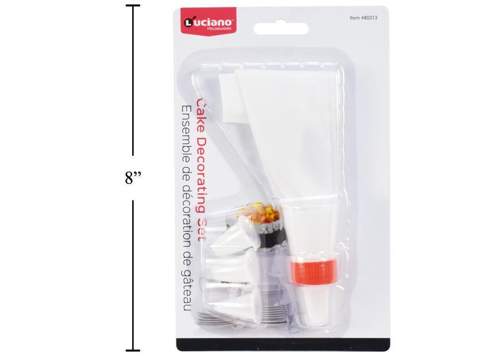 Luciano Cake Decorating Set with 4 Tips
