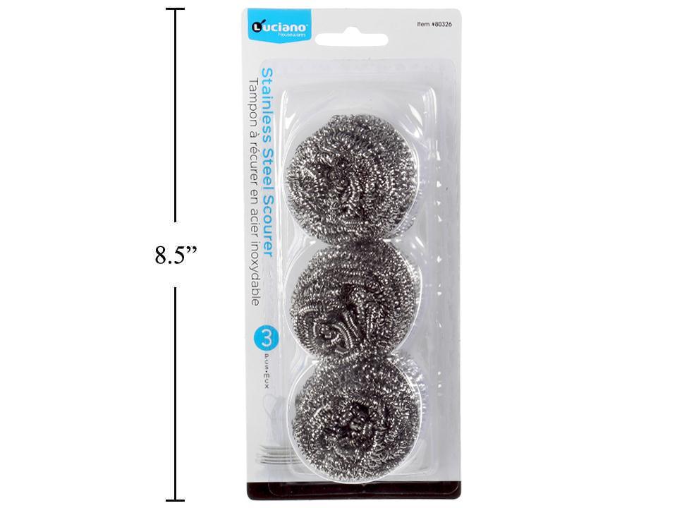 Luciano 3-Piece Stainless Steel Scourer