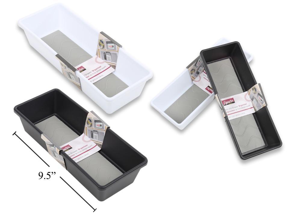 SiG.Kit Non-Slip Drawer Organizer, Dimensions 9.65" x 3.5" x 2"