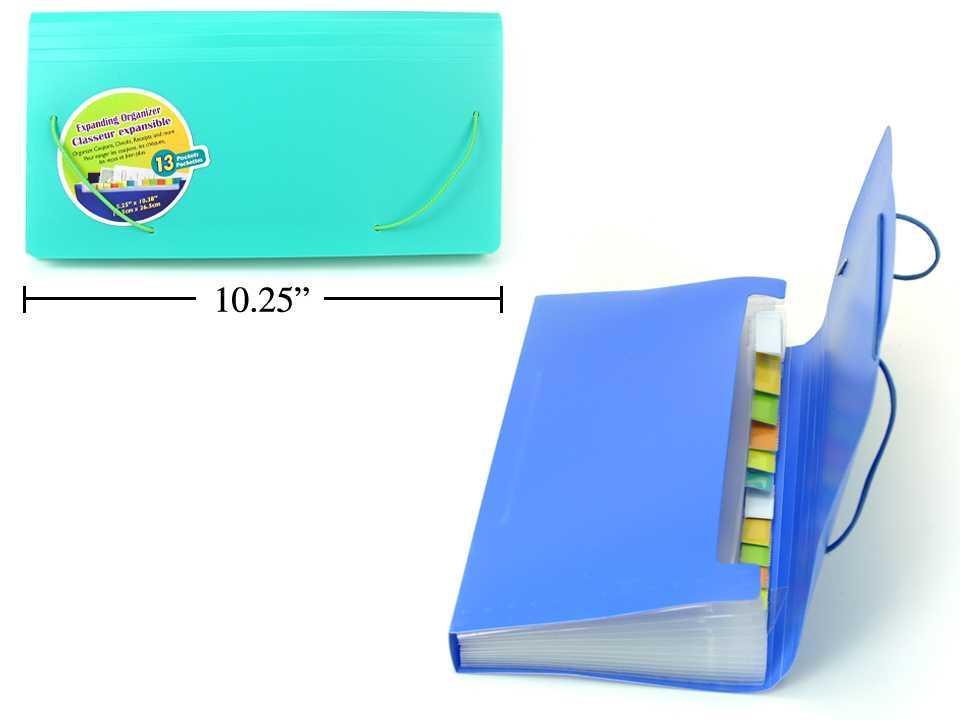 2-Column Expanding Organizer with Color Labels