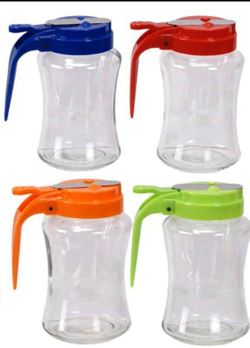 Luciano 4-Color Glass Syrup Dispenser