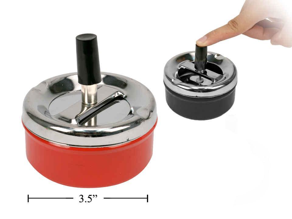 3.5" Spinning Metal Ashtray