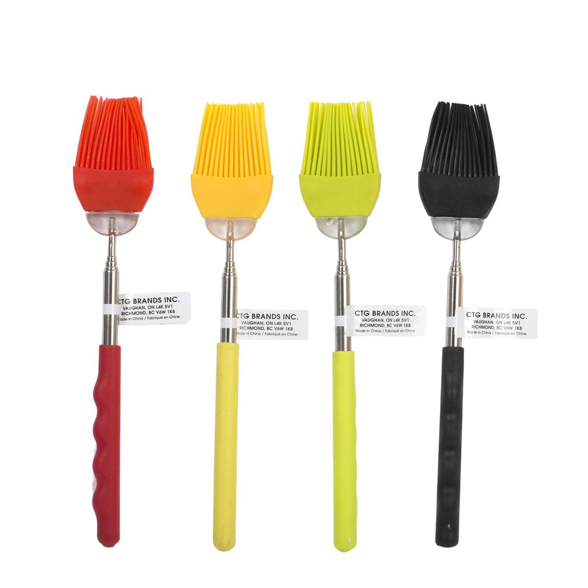 BBQ Telescope Basting Brush, extends from 8.5"to 26"