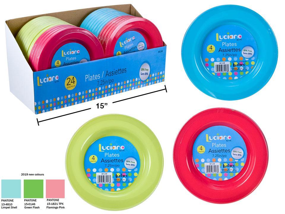 Luciano Set/4 7.25" Plates