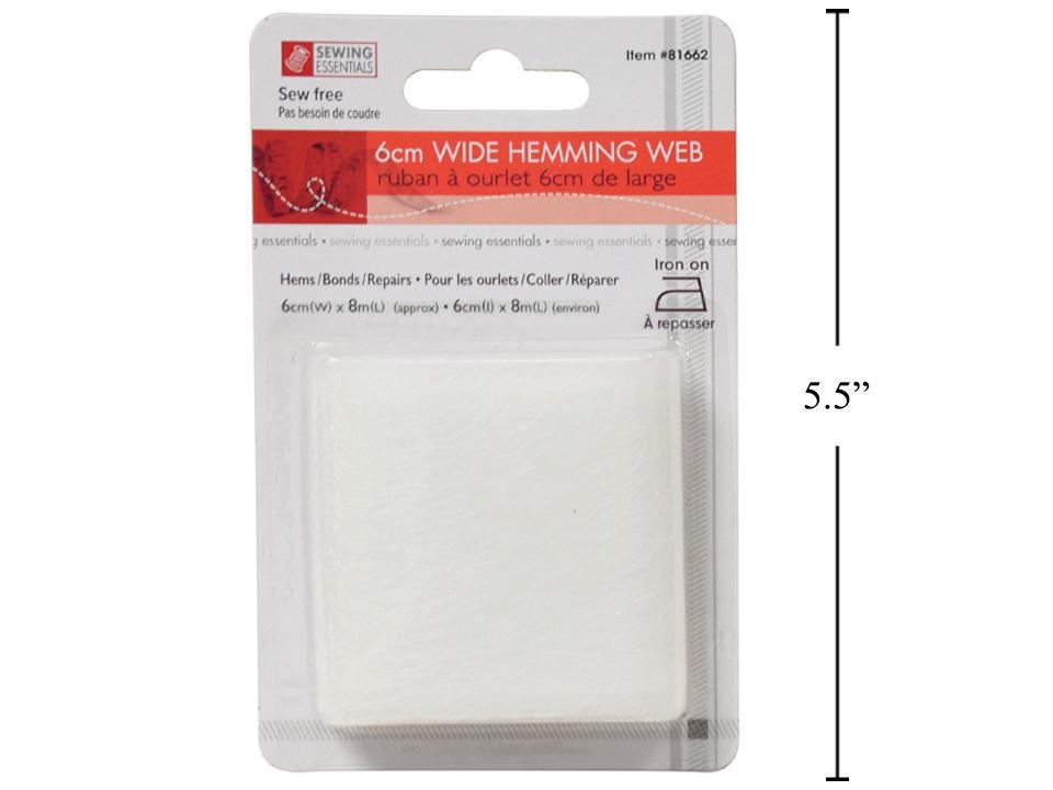 Essential Sewing Supplies, Broad Hemming Web L8mxW6cm