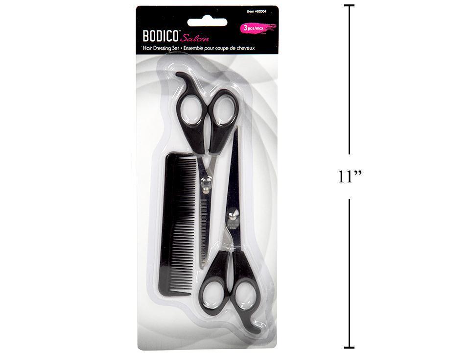 Bodico 3-Piece Hair Dressing Set