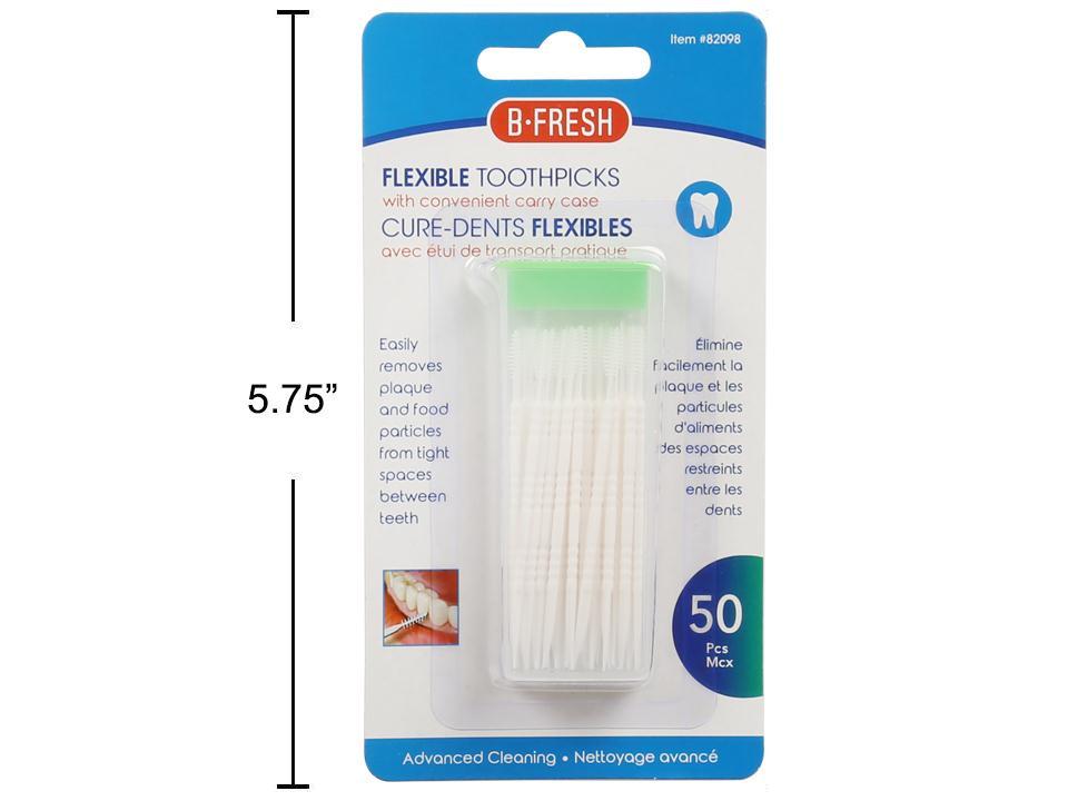 Bodico 50-Piece Flexible Toothpicks