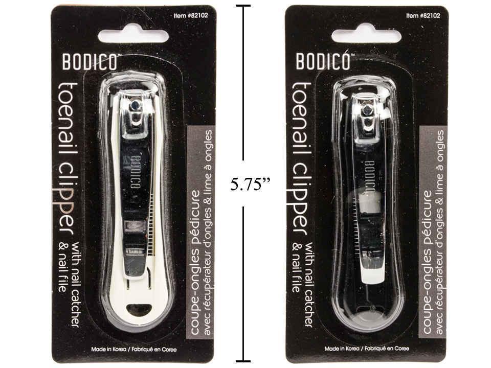 Bodico Toe Nail Clipper with Catcher, 82mm