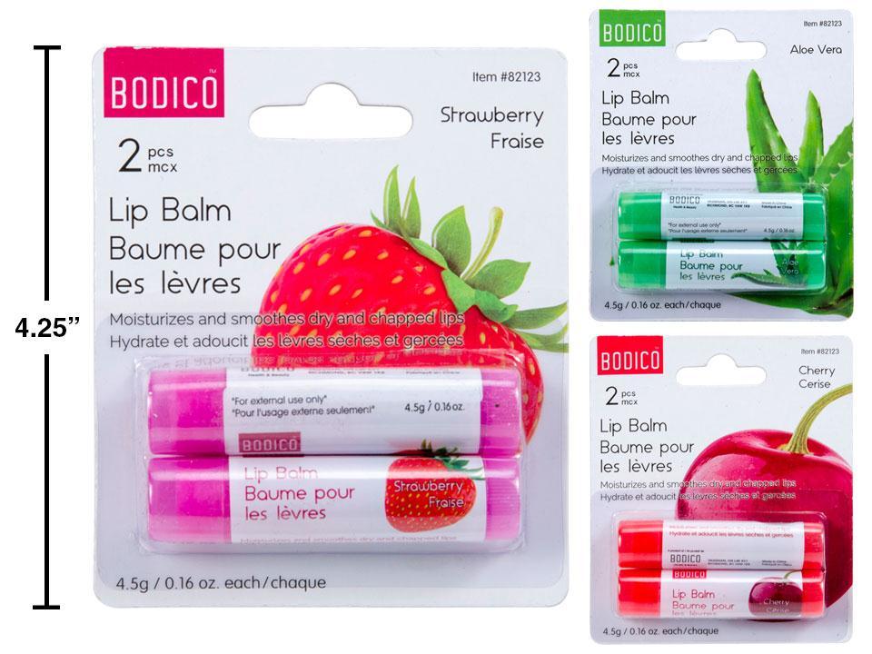 Bodico 2-Piece Lip Balm Stick