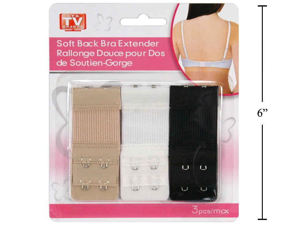 Sewing E, 3-Piece Soft Back Bra Extender