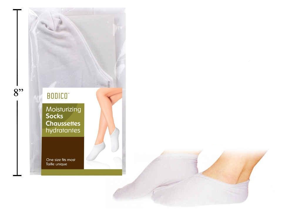 Bodico White Moisturizing Socks