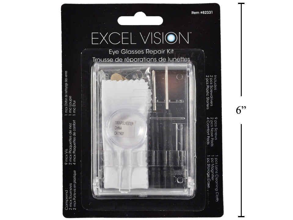Excel Vision Eyeglasses Repair Kit Fix Glasses at Home