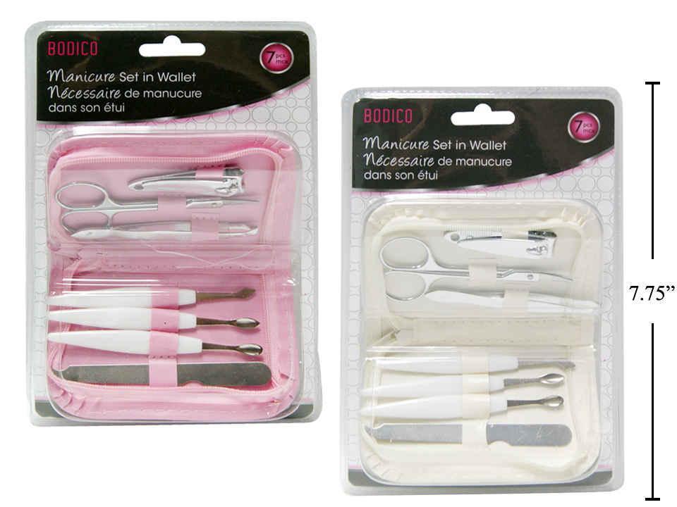 Bodico 7-Piece Manicure Set with Pouch