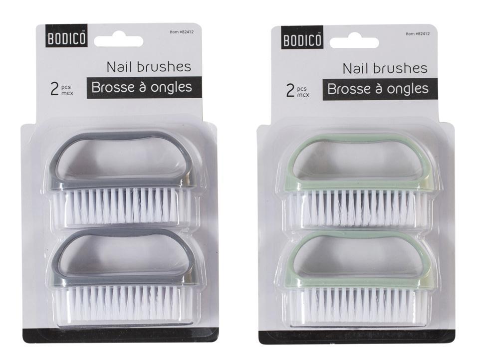 Bodico 2-Piece Nail Brush Set