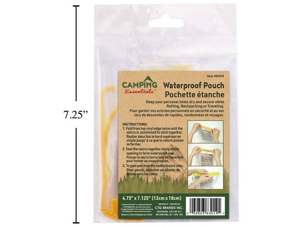 Camping 12x18cm Waterproof Pouch